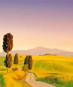 Countryside Italy Landscape Diamond Painting