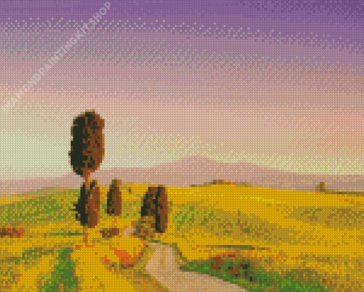 Countryside Italy Landscape Diamond Painting