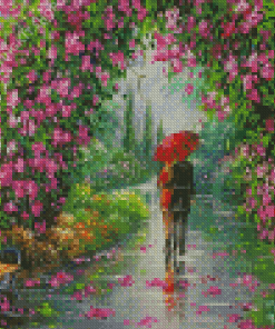 Couple In The Garden Diamond Painting