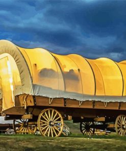 Covered Wagon Diamond Painting