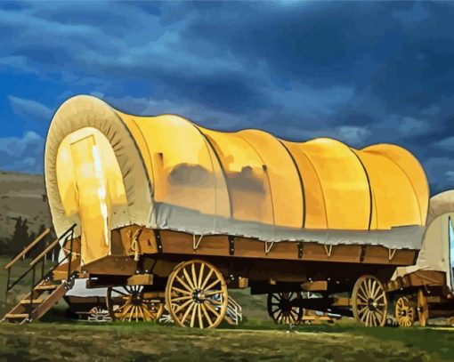 Covered Wagon Diamond Painting