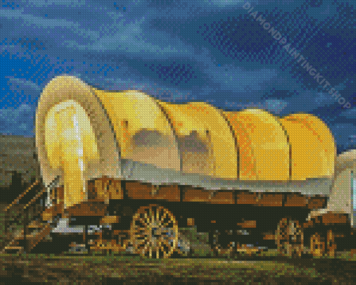 Covered Wagon Diamond Painting