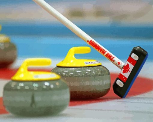 Curling Game Diamond Painting