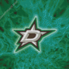 Dallas Stars Ice Hockey Logo Diamond Painting