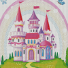 Disney Rainbow Castle Diamond Painting