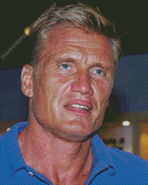 Dolph Lundgren Diamond Painting