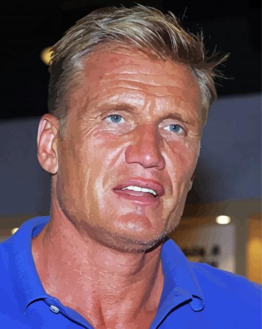 Dolph Lundgren Diamond Painting