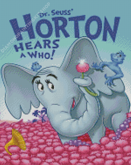 Dr Seuss Horton Hears A Who Art Diamond Painting