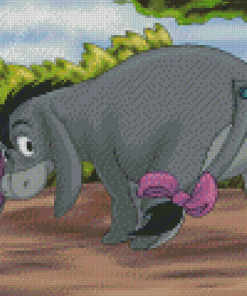 Eeyore Character Diamond Painting