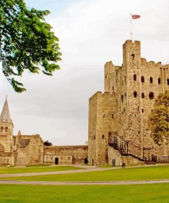 England Rochester Castle Diamond Painting