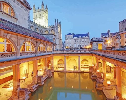 England Roman Baths Diamond Painting