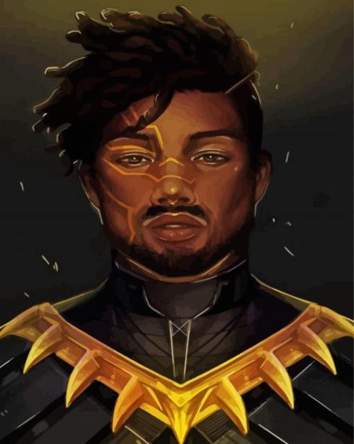 Erik Killmonger Art Diamond Painting