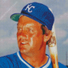 Former Baseballer George Brett Diamond Painting