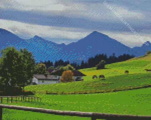 Germany Countryside Diamond Painting