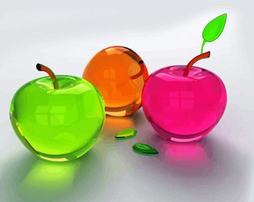 Glass Apples Diamond Painting