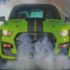 Green Ford Shelby GT500 Car Diamond Painting