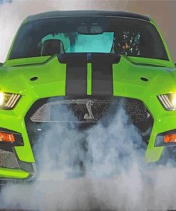 Green Ford Shelby GT500 Car Diamond Painting