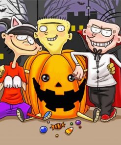 Halloween Ed Edd N Eddy Diamond Painting