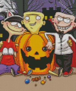 Halloween Ed Edd N Eddy Diamond Painting