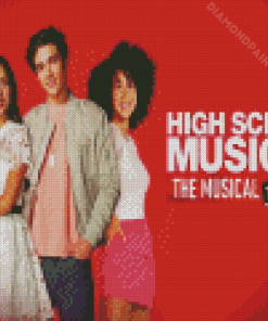 High School Musical The Musical Poster Diamond Painting