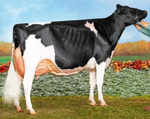 Holstein Cattle Diamond Painting