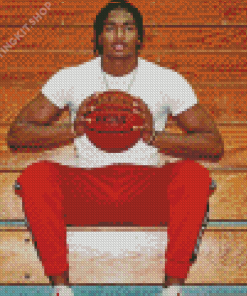 Ja Marian Basketball Player Diamond Painting