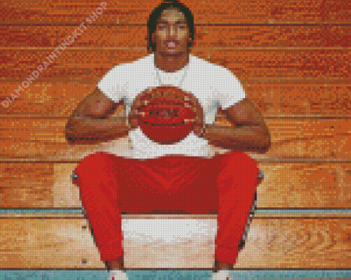 Ja Marian Basketball Player Diamond Painting