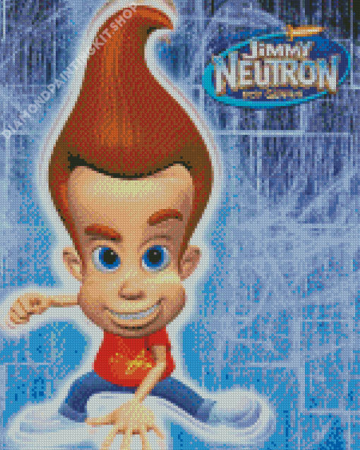 Jimmy Neutron Poster Art Diamond Painting