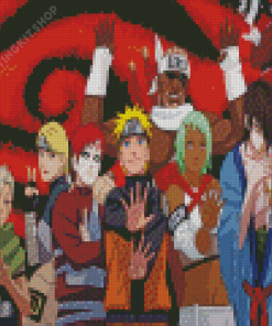 Jinchuriki Naruto Anime Diamond Painting