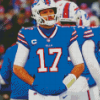 Josh Allen Player Diamond Painting