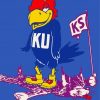 Ku Jayhawk Diamond Painting