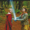 Leslie And Jesse From Bridge To Terabithia Diamond Painting