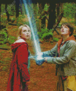 Leslie And Jesse From Bridge To Terabithia Diamond Painting