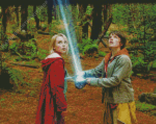 Leslie And Jesse From Bridge To Terabithia Diamond Painting