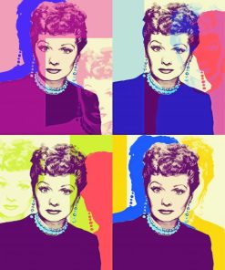 Lucy Ball Pop Art Diamond Painting