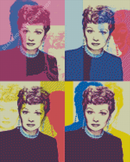 Lucy Ball Pop Art Diamond Painting