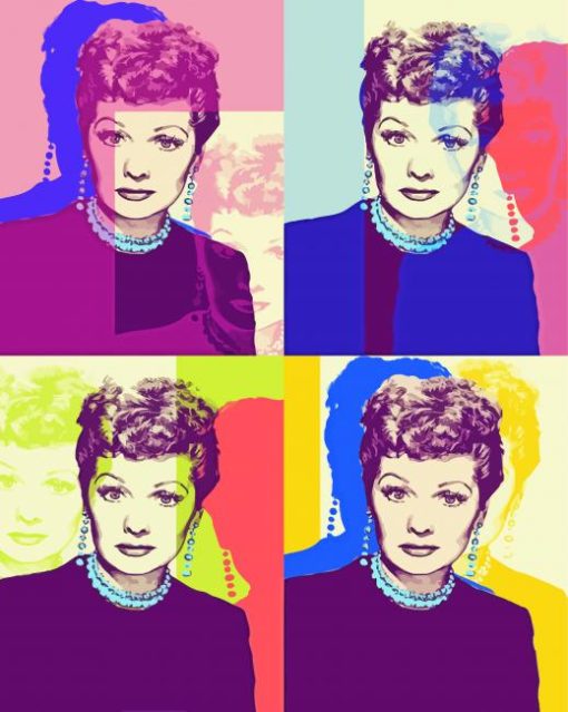 Lucy Ball Pop Art Diamond Painting