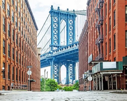 Manhattan Bridge New York Diamond Painting