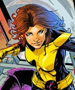 Marvel Hero Kitty Pryde Diamond Painting