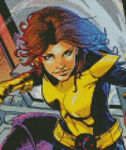 Marvel Hero Kitty Pryde Diamond Painting