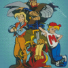 Mighty Max Characters Diamond Painting