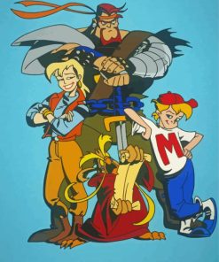 Mighty Max Characters Diamond Painting