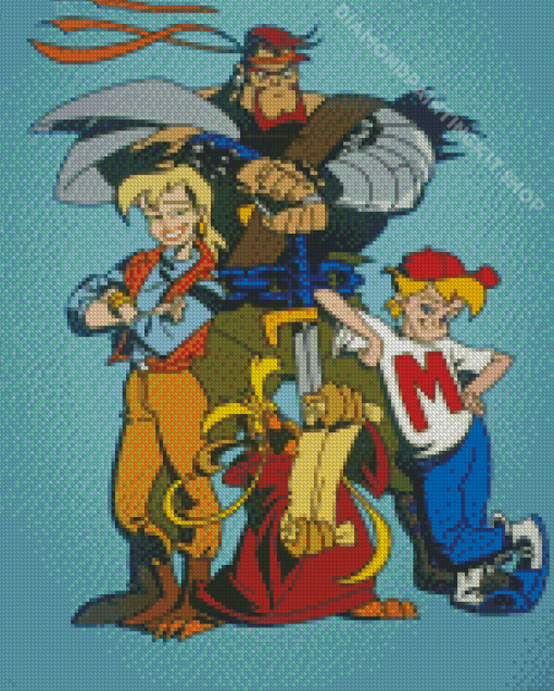 Mighty Max Characters Diamond Painting