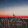 New York Night Sunset Diamond Painting