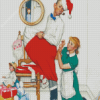 Norman Rockwell Christmas Celebration Diamond Painting