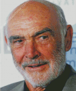 Old John Connery Actor Diamond Painting