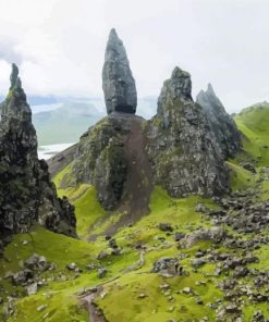 Old Man Of Storr Scotland Diamond Painting