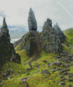 Old Man Of Storr Scotland Diamond Painting