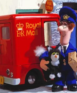 Postman Pat Characters Diamond Painting