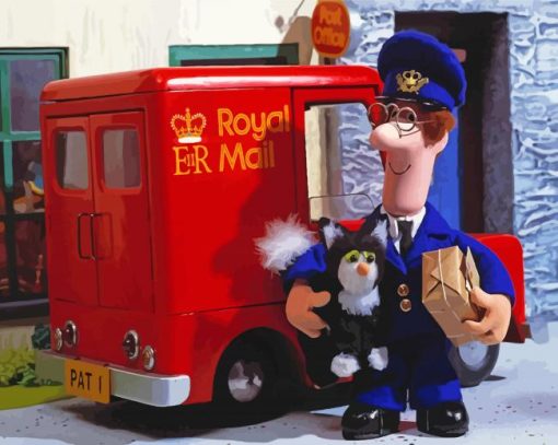 Postman Pat Characters Diamond Painting